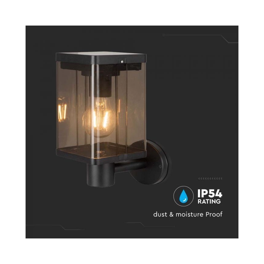 LED Zunanji solarni stenska svetilka s senzorjem LED/2,5W/3,7V 3000K IP54