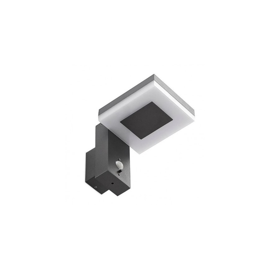 LED Zunanji solarni stenska svetilka s senzorjem LED/5,5W/3,7V 3000K IP54