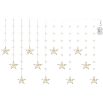 LED zunanji svetlobni niz 120xLED 3xAA 1,7 m IP44 topla bela
