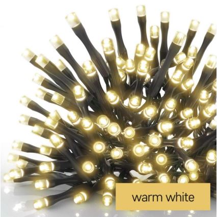 LED  zunanji svetlobni niz 120xLED/3xAA 8,9m IP44 topla bela