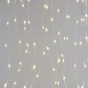 LED zunanji svetlobni niz 300 LED / 8 funkcij, 5,9 m, IP44, topla bela