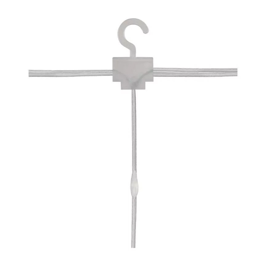 LED zunanji svetlobni niz 300 LED / 8 funkcij, 5,9 m, IP44, topla bela