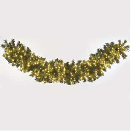 LED zunanji svetlobni niz 400 LED/13 m IP44 topla bela