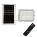 LED Zunanji zatemnitven solarni reflektor LED/15W/3,2V IP65 4000K bela + Daljinski upravljalnik