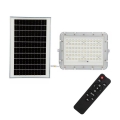 LED Zunanji zatemnitven solarni reflektor LED/15W/3,2V IP65 6400K bela + Daljinski upravljalnik