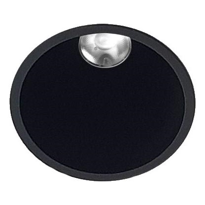 LED2 - LED Kopalniška vgradna svetilka ZERO LED/10W/230V 4000K CRI 95 IP43 črna pr. 10,9 cm