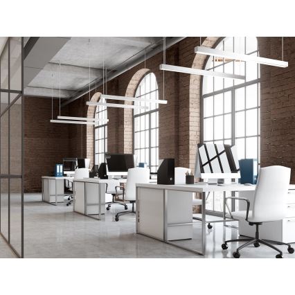 LED2 - LED Lestenec na kablu LINO LED/24W/230V 3000K/3500K/4000K 90 cm črna