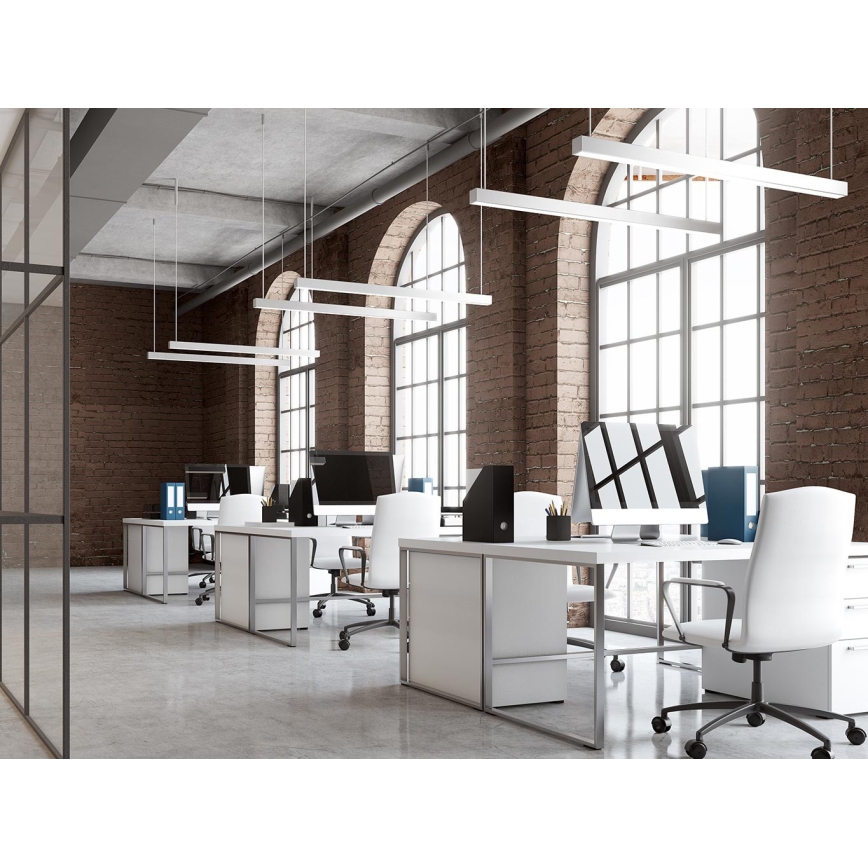 LED2 - LED Lestenec na kablu LINO LED/24W/230V 3000K/3500K/4000K 90 cm črna