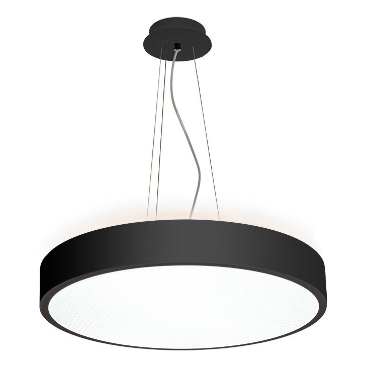 LED2 - LED Lestenec na vrvici ROTO LED/48W/230V 2700K/3300K/4000K IP40 črna pr. 40 cm