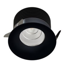 LED2 - LED Reflektorska vgradna svetilka SPOT LED/9W/230V črna IP44
