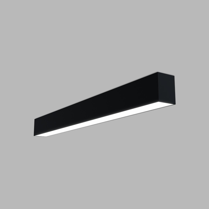 LED2 - LED stropna svetilka LINO LED/24W/230V 3000/3500/4000K 90 cm črna