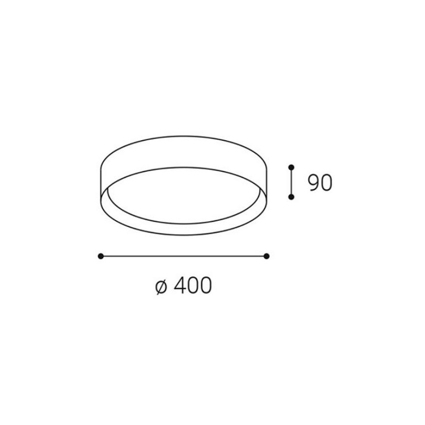 LED2 - LED Stropna svetilka MILA LED/30W/230V 3000/4000K