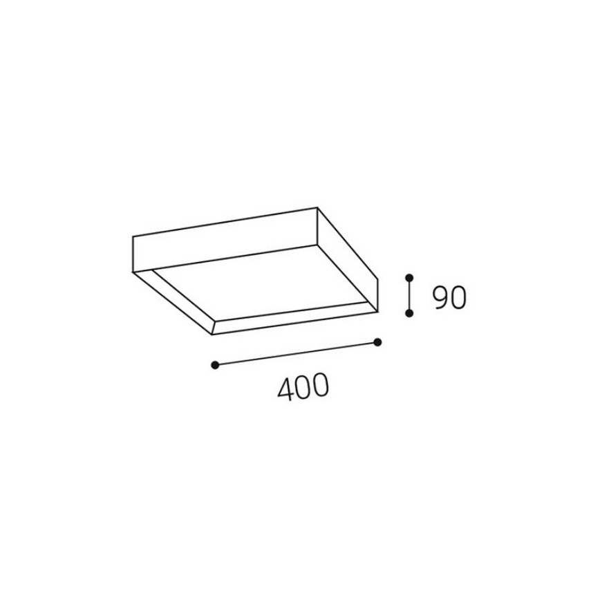 LED2 - LED Stropna svetilka MILO LED/30W/230V bela 3000/4000K