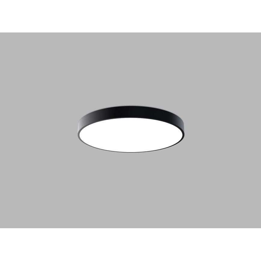LED2 - LED stropna svetilka MONO SLIM LED/60W/230V 3000K/4000K premer 60 cm črna