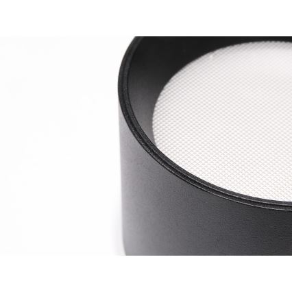 LED2 - LED točkovna svetilka ZETA ON LED/8W/230V 3000/3500/4000K premer 9 cm črna