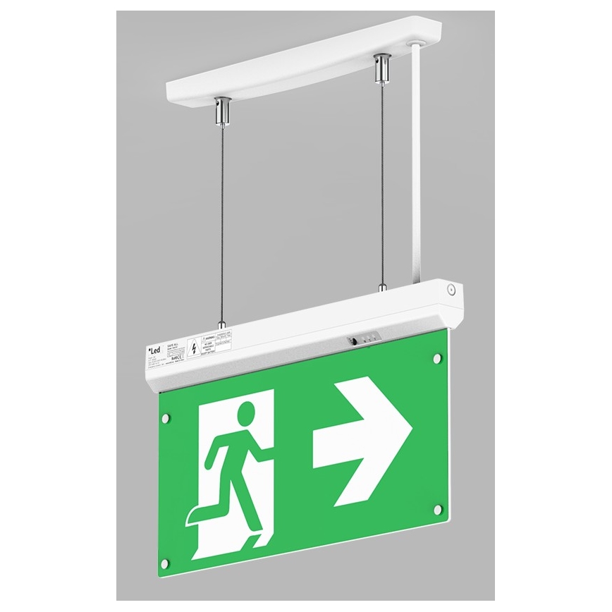 LED2 - LED Zasilna svetilka SAFE ALL LED/2W/3,6V 6000K IP40