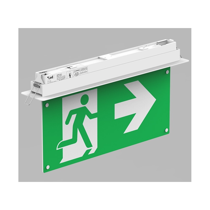 LED2 - LED Zasilna svetilka SAFE ALL LED/2W/3,6V 6000K IP40