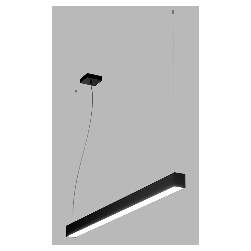 LED2 - LED Zatemnitveni lestenec na vrvici NOLI LED/40W/230V 3000K/3500K/4000K črn