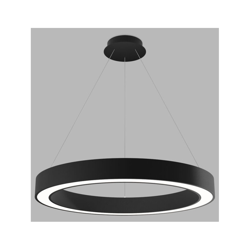 LED2 - LED Zatemnitveni lestenec na vrvici SATURN LED/60W/230V 3000K/4000K črn