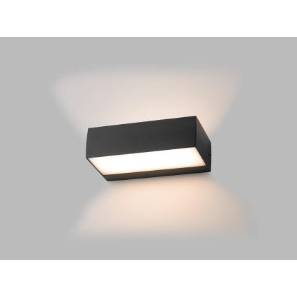 LED2 - LED Zunanja stenska svetilka KVADER LED/9W/230V IP54