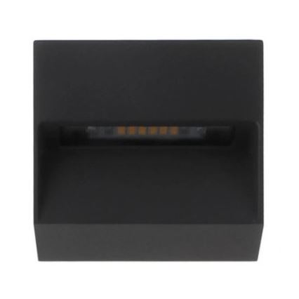 LED2 - LED Zunanja stenska svetilka STEP ON LED/3W/230V antracit  IP54