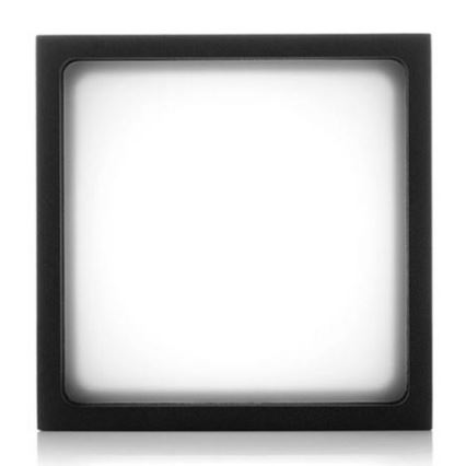 LED2 - LED Zunanja stropna svetilka CUBE LED/12W/230V antracit IP54