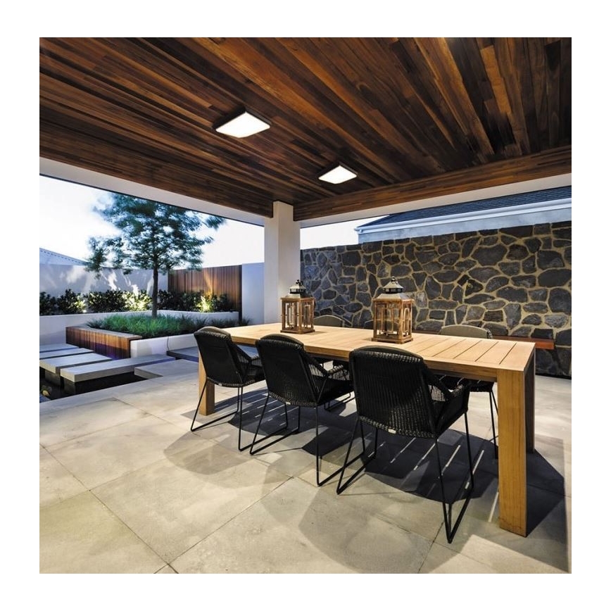 LED2 - LED Zunanja stropna svetilka QUADO LED/10W/230V antracit IP54