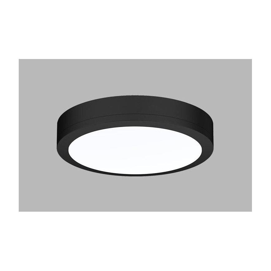 LED2 - LED Zunanja stropna svetilka s senzorjem KERY LED/18W/230V IP65 črna