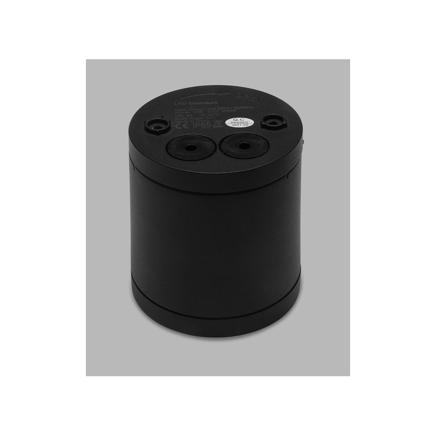 LED2-LED Zunanji relektor TUBO LED/10W/230V IP65 3000K/4000K/5700K črn
