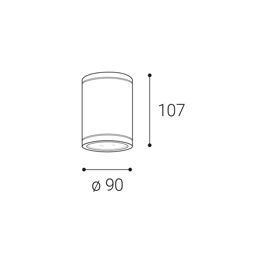 LED2-LED Zunanji relektor TUBO LED/10W/230V IP65 3000K/4000K/5700K črn