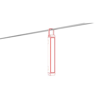 Ledlenser AF2R - polnilna LED delovna svetilka z nastavljivo svetlostjo, IP54, 1000 lm, 50 h