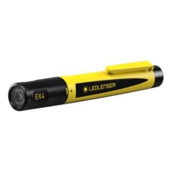 Ledlenser EX4 - LED ročna svetilka LED/2xAAA IP66 50 lm rumena