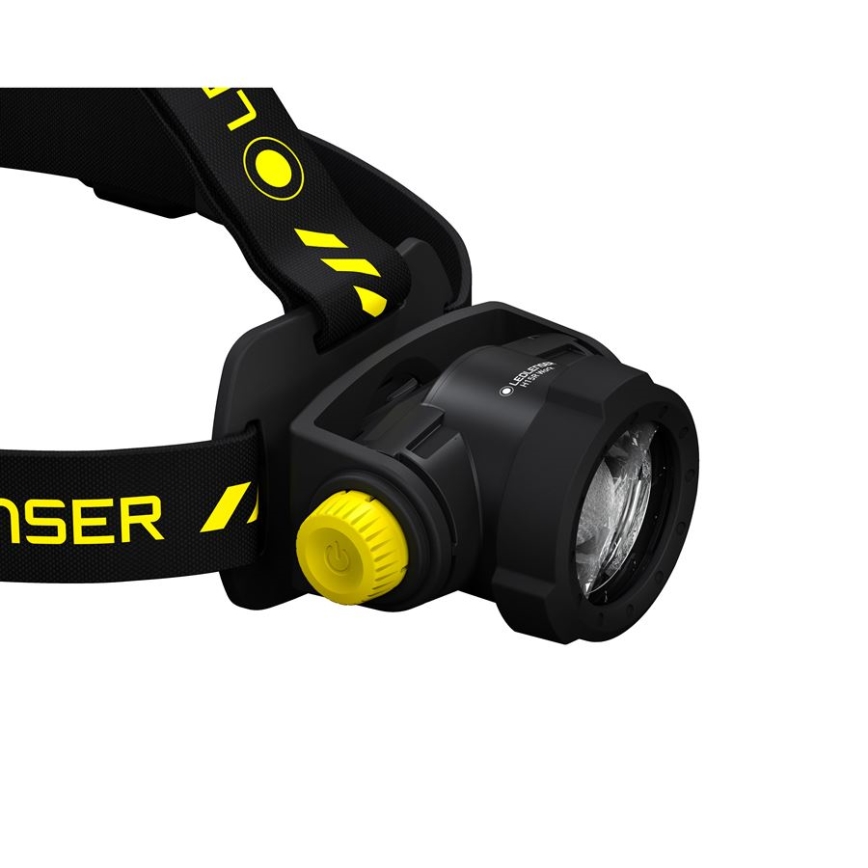 Ledlenser H15R WORK - polnilna LED naglavna svetilka z nastavljivo svetlostjo, 4800 mAh, IP67, 2500 lm, 70 h, črna