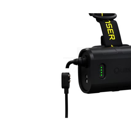 Ledlenser H15R WORK - polnilna LED naglavna svetilka z nastavljivo svetlostjo, 4800 mAh, IP67, 2500 lm, 70 h, črna