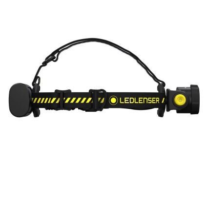 Ledlenser H15R WORK - polnilna LED naglavna svetilka z nastavljivo svetlostjo, 4800 mAh, IP67, 2500 lm, 70 h, črna