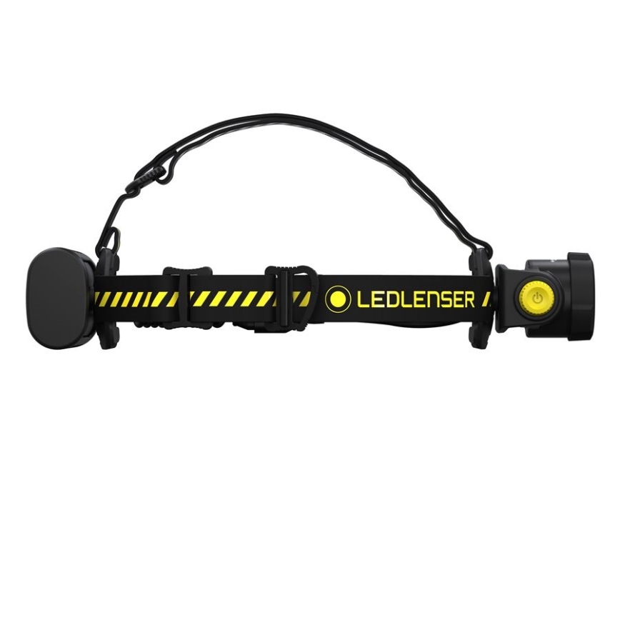 Ledlenser H15R WORK - polnilna LED naglavna svetilka z nastavljivo svetlostjo, 4800 mAh, IP67, 2500 lm, 70 h, črna