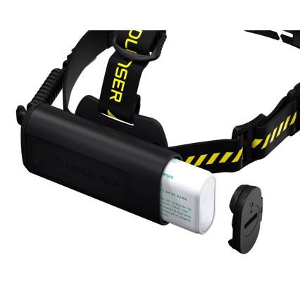 Ledlenser H15R WORK - polnilna LED naglavna svetilka z nastavljivo svetlostjo, 4800 mAh, IP67, 2500 lm, 70 h, črna
