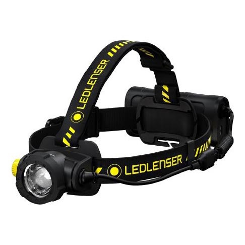 Ledlenser H15R WORK - polnilna LED naglavna svetilka z nastavljivo svetlostjo, 4800 mAh, IP67, 2500 lm, 70 h, črna