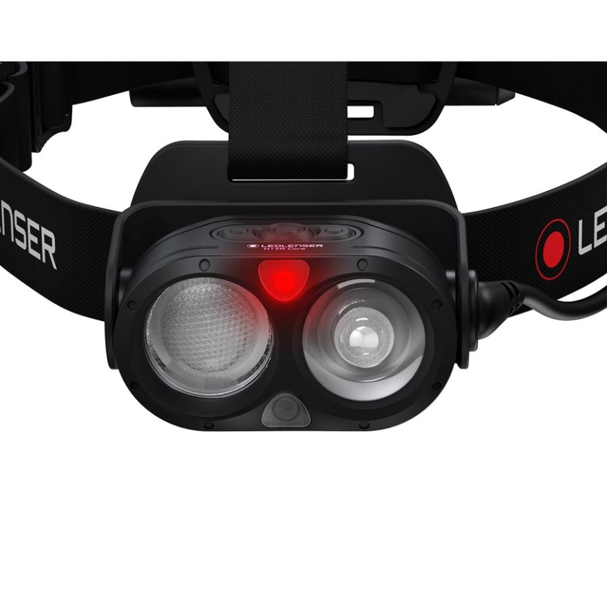 Ledlenser H19R CORE - LED polnilna naglavna svetilka z nastavljivo jakostjo svetlobe LED/4800 mAh IP67 3500 lm 20 h črna