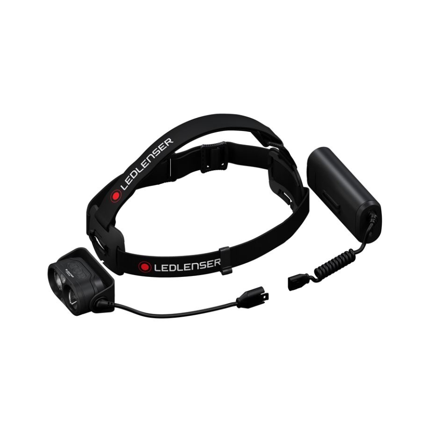 Ledlenser H19R CORE - LED polnilna naglavna svetilka z nastavljivo jakostjo svetlobe LED/4800 mAh IP67 3500 lm 20 h črna