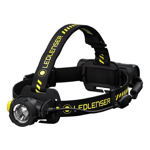 Ledlenser H7R WORK - LED čelna svetilka s funkcijo zatemnitve, polnilna, LED/4800 mAh, IP67, 1000 lm, 60 h, črna