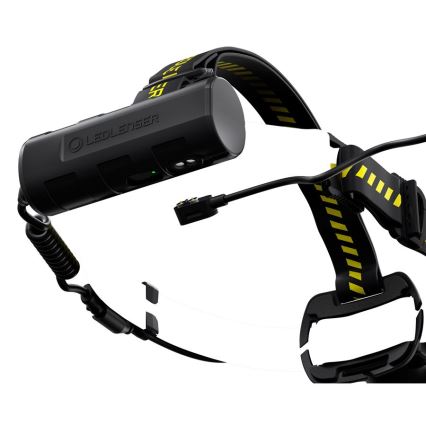 Ledlenser H7R WORK - LED čelna svetilka s funkcijo zatemnitve, polnilna, LED/4800 mAh, IP67, 1000 lm, 60 h, črna