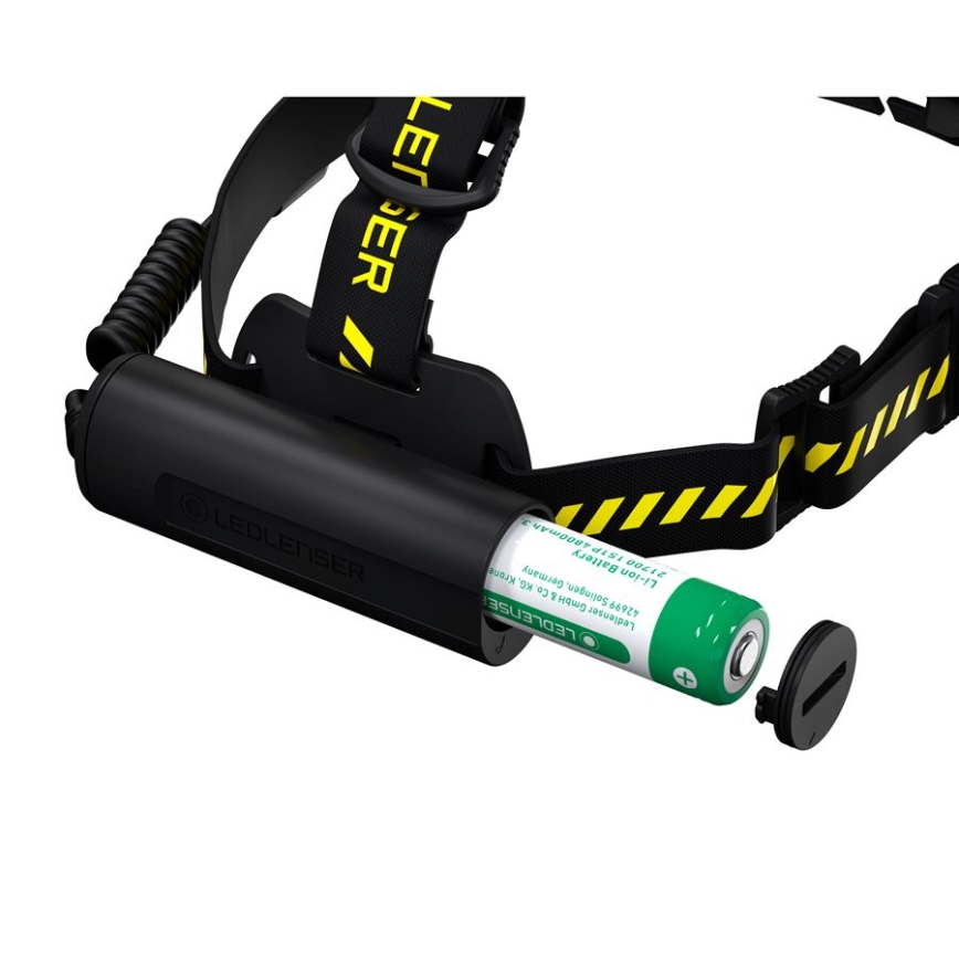 Ledlenser H7R WORK - LED čelna svetilka s funkcijo zatemnitve, polnilna, LED/4800 mAh, IP67, 1000 lm, 60 h, črna