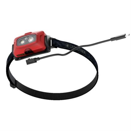 Ledlenser HF4R Core - LED zatemnjiva polnilna čelna svetilka LED/1000 mAh IP68 500 lm 35 h rdeča