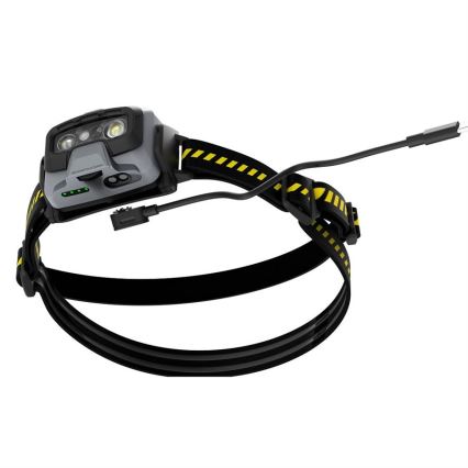 Ledlenser HF6R Work - zatemnjiva polnilna naglavna LED-svetilka, 2000 mAh, IP68, 800 lm, do 60 h delovanja, črna