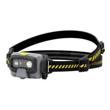 Ledlenser HF6R Work - zatemnjiva polnilna naglavna LED-svetilka, 2000 mAh, IP68, 800 lm, do 60 h delovanja, črna