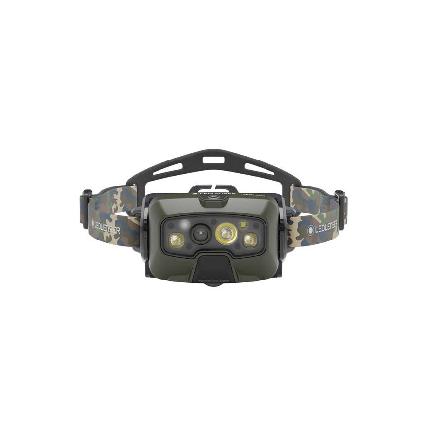 Ledlenser HF8R Core RGB - LED nastavljiva polnilna naglavna svetilka LED/3700 mAh IP68 1600 lm 90h zelena
