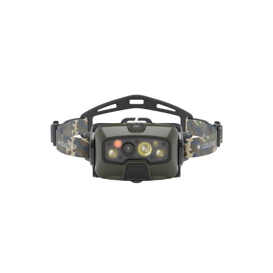 Ledlenser HF8R Core RGB - LED nastavljiva polnilna naglavna svetilka LED/3700 mAh IP68 1600 lm 90h zelena