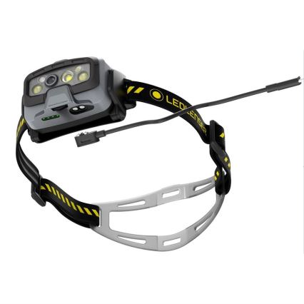 Ledlenser HF8R Work - zatemnjevalna polnilna LED čelna svetilka, 3700 mAh, IP68, 1600 lm, 90 h, črna