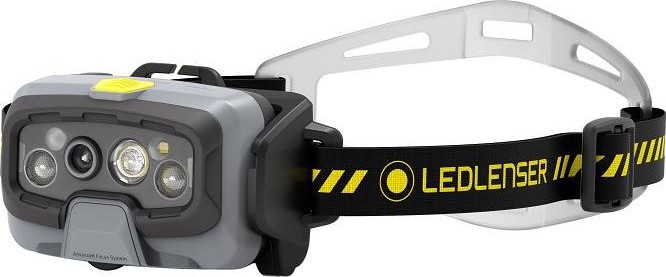 Ledlenser HF8R Work - zatemnjevalna polnilna LED čelna svetilka, 3700 mAh, IP68, 1600 lm, 90 h, črna